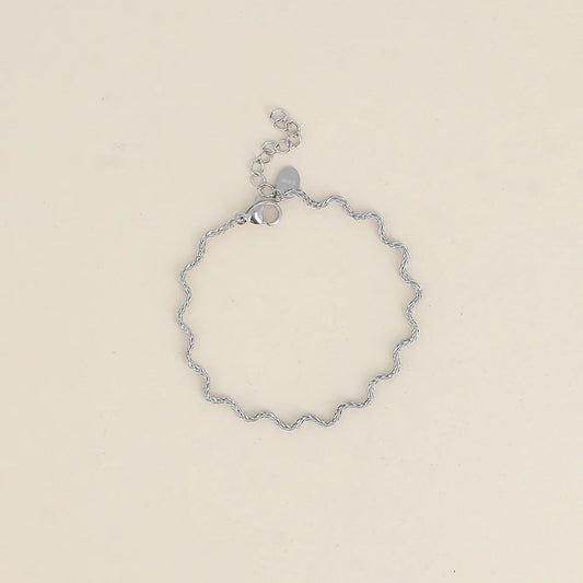 Bracelet Moka - Chaîne zigzag - Argent