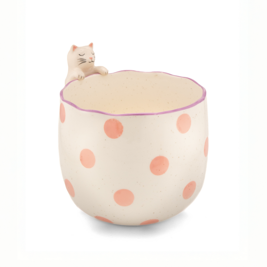 Cache pot peeking - Chat — Sass and Belle , Lyon