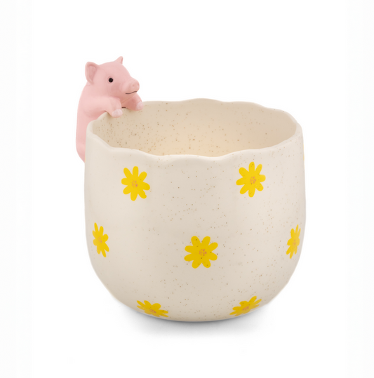 Cache pot peeking - Pig — Sass and Belle , Lyon