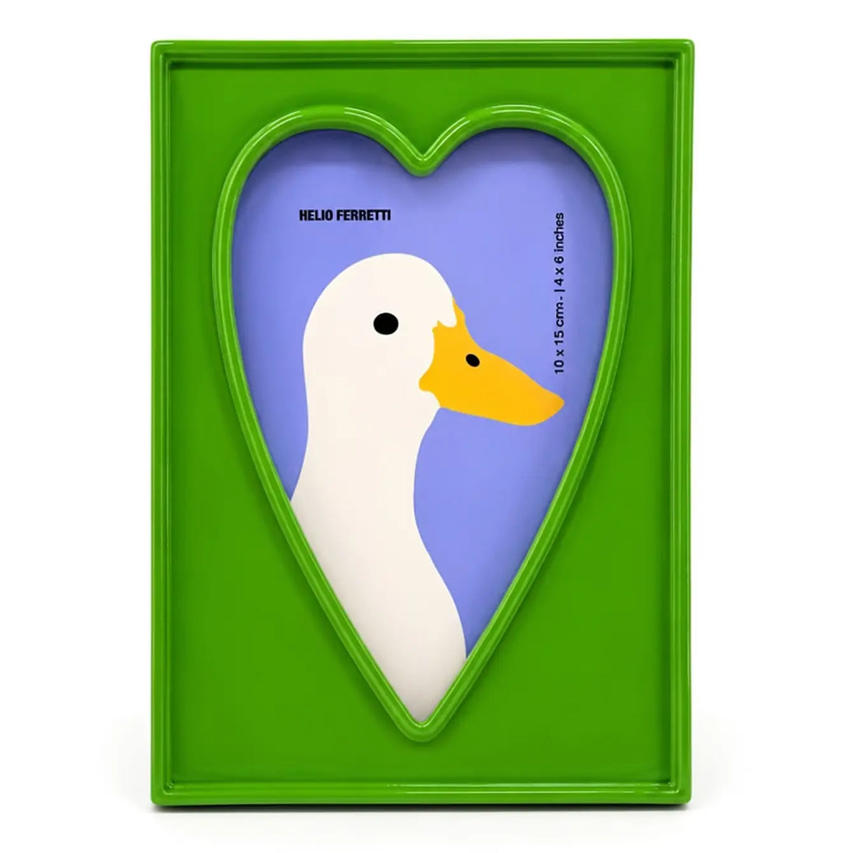 Cadre photo - Coeur vert