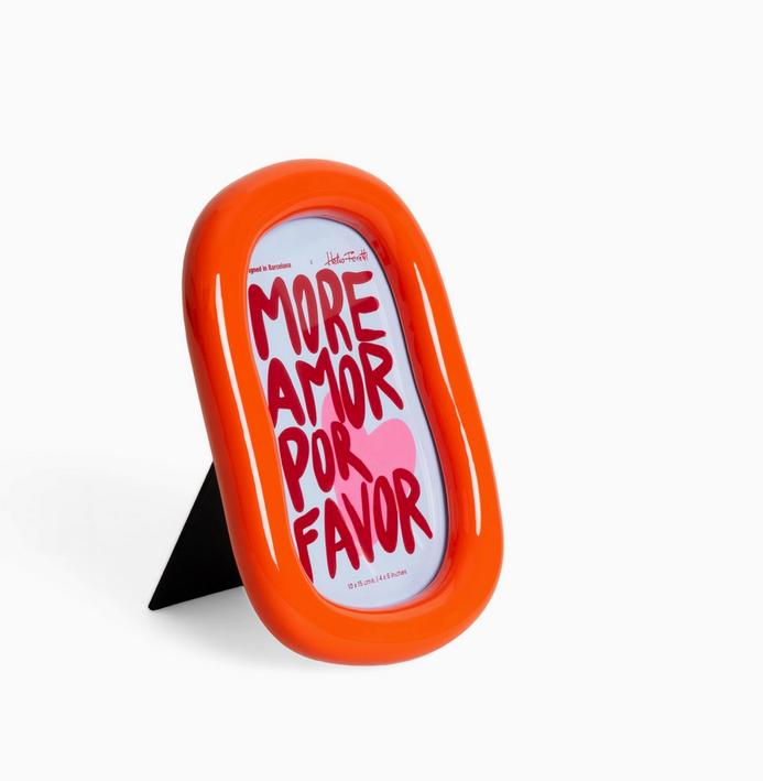 Cadre photo - Orange brillant