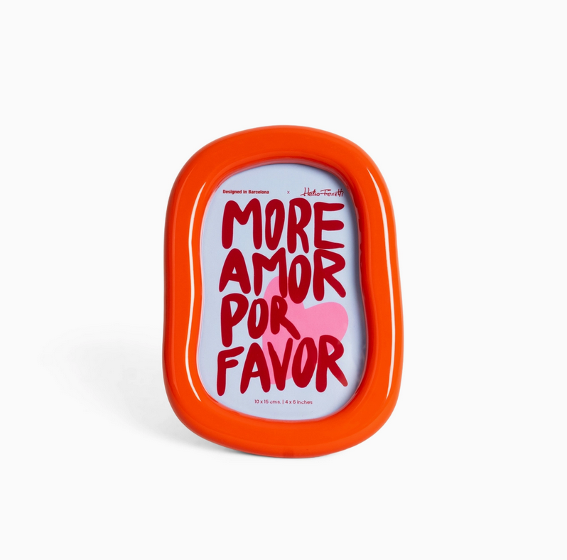 Cadre photo - Orange brillant