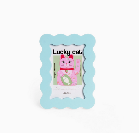 Cadre photo acrylique - Pétale bleu clair