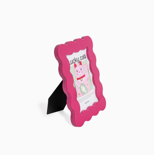 Cadre photo acrylique - Pétale magenta