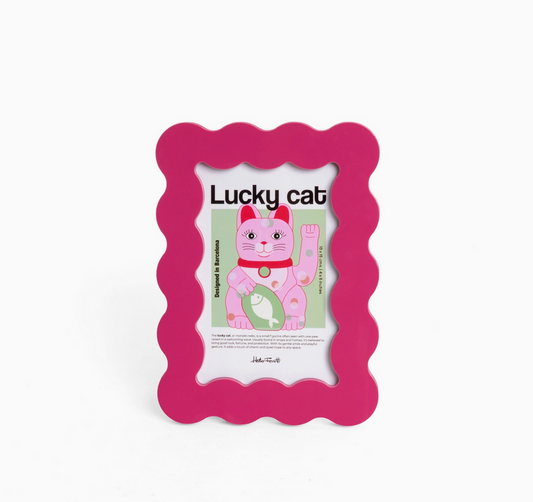 Cadre photo acrylique - Pétale magenta