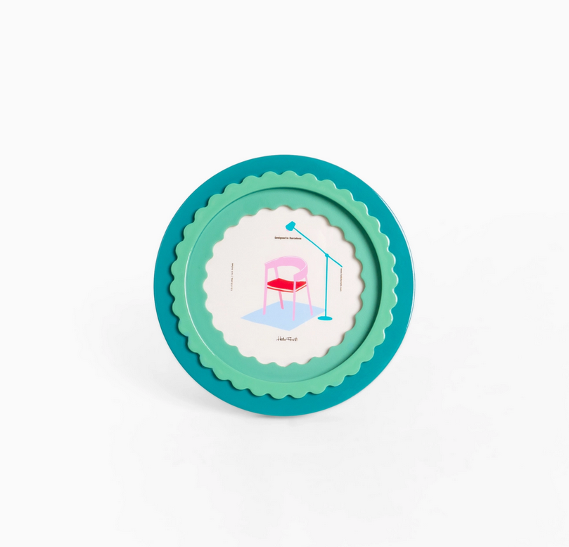 Cadre photo rond - Vert