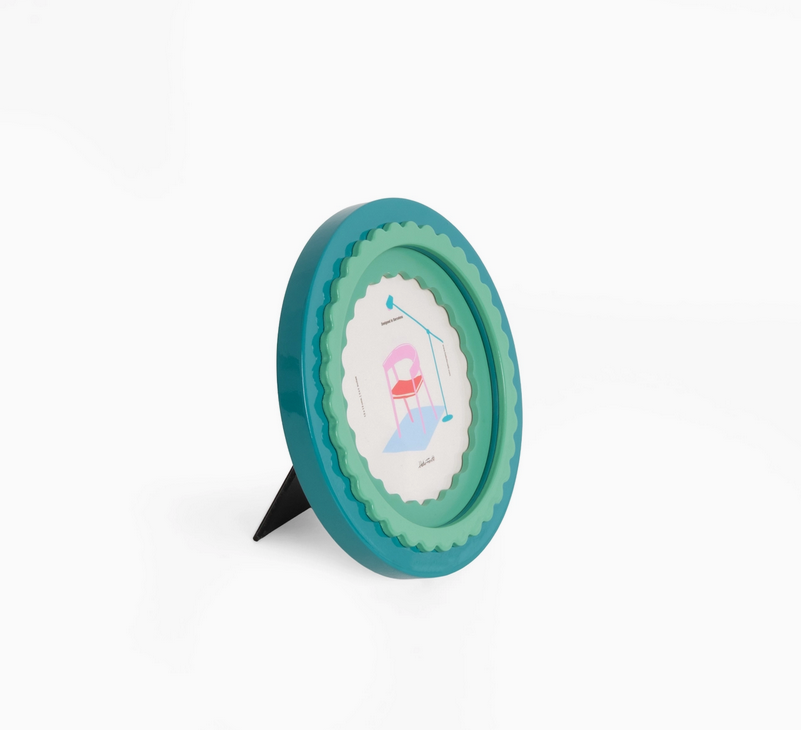 Cadre photo rond - Vert