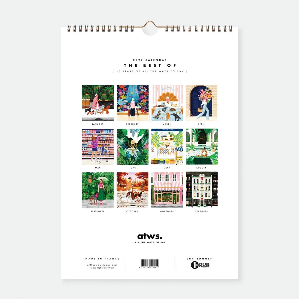 Calendrier 2027 - Best of 10 ans