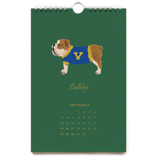 Calendrier mural 2027 - Dog - Rifle Paper