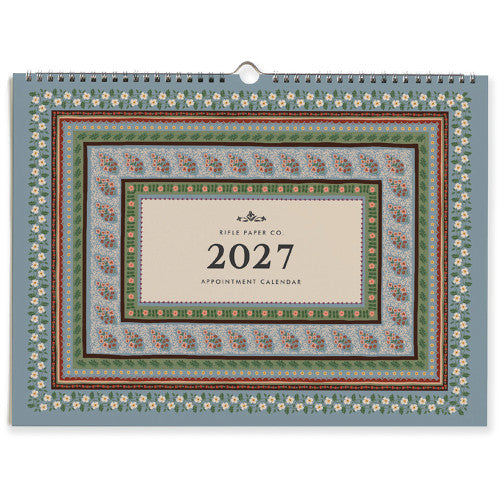 Calendrier mural 2027 - Paisley - Rifle Paper