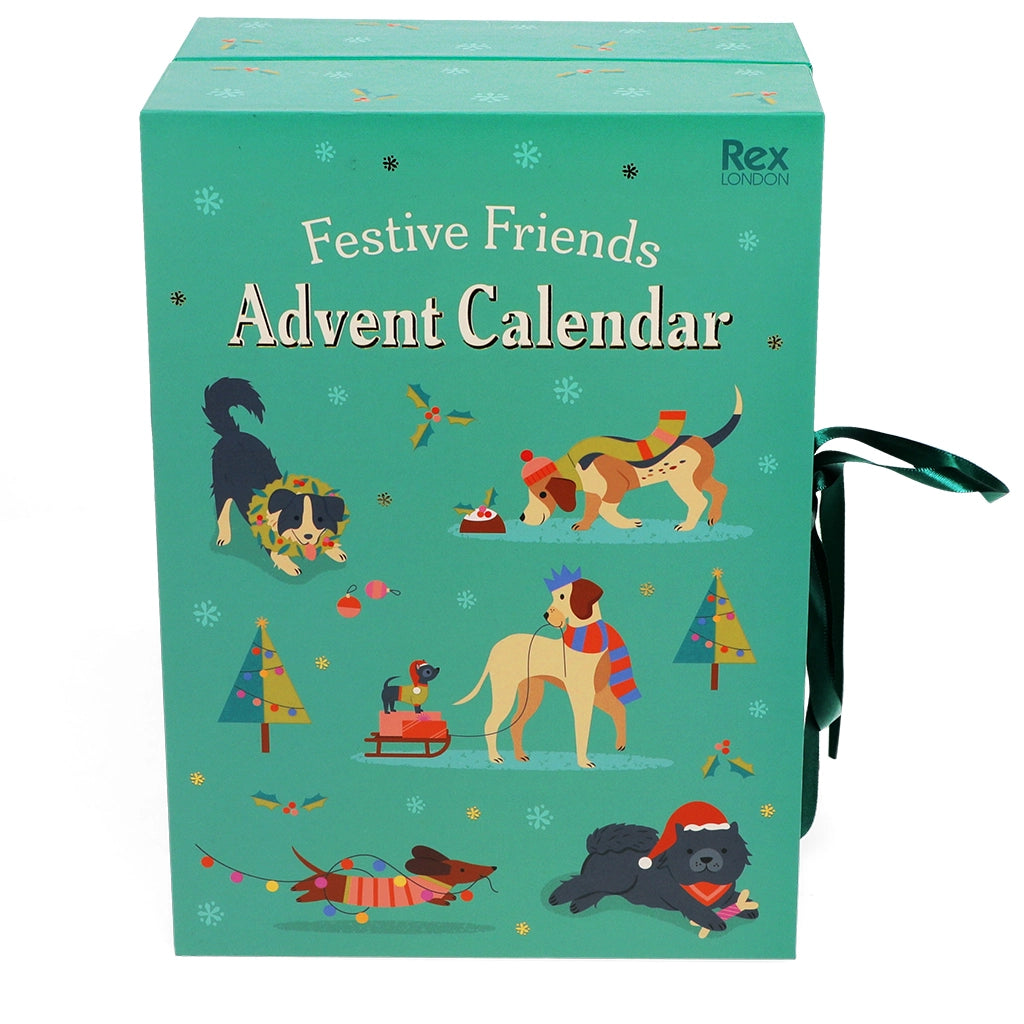 Calendrier de l'Avent à remplir - Amis festifs