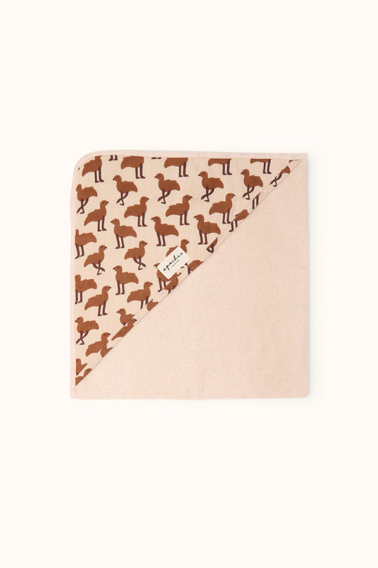 Cape de bain Cafa - Poussin brown