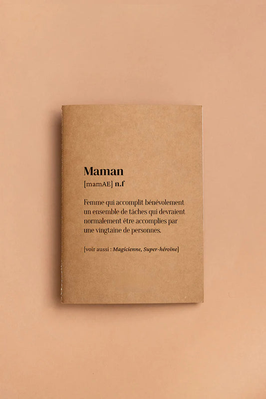 Carnet définition Maman