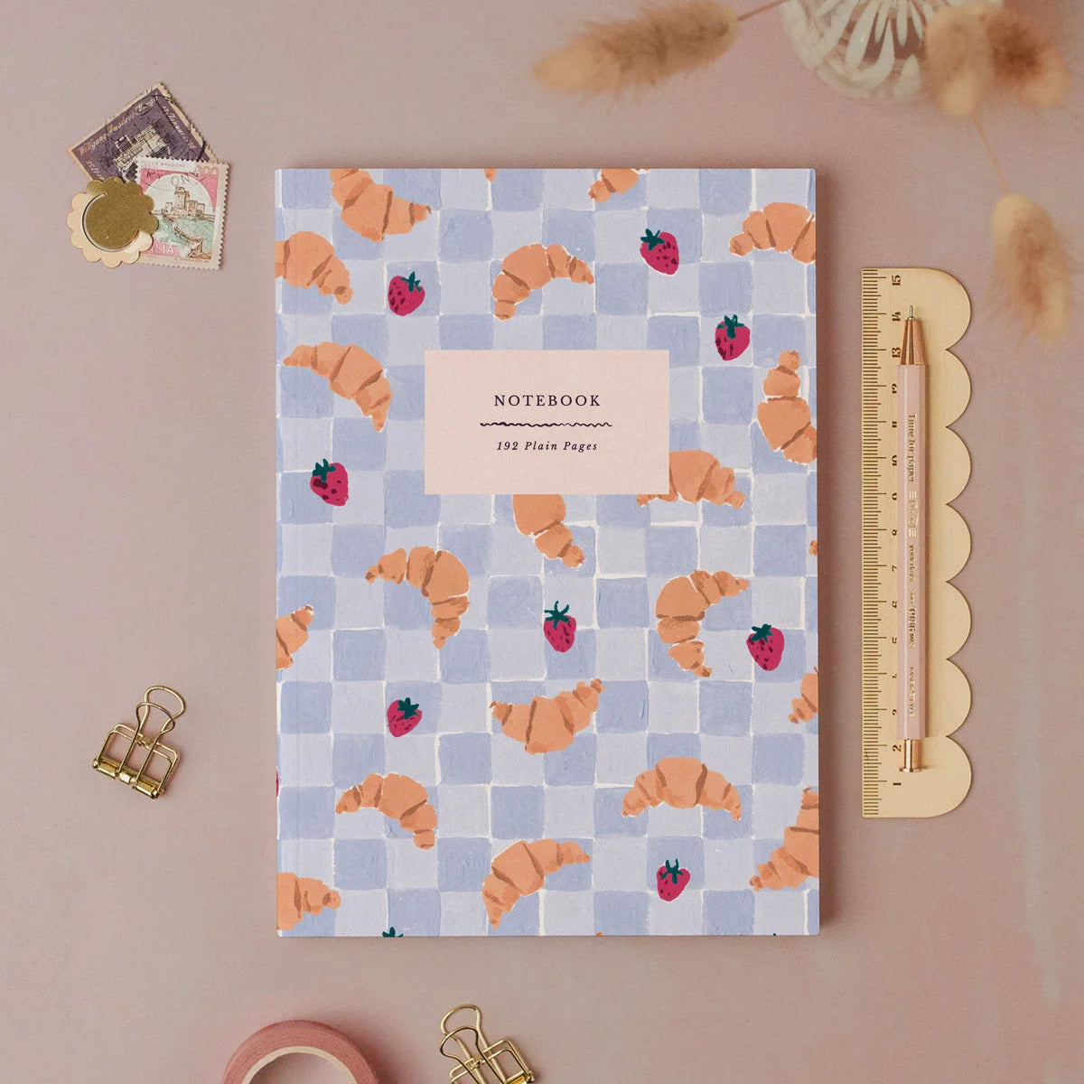 Carnet - Croissant café