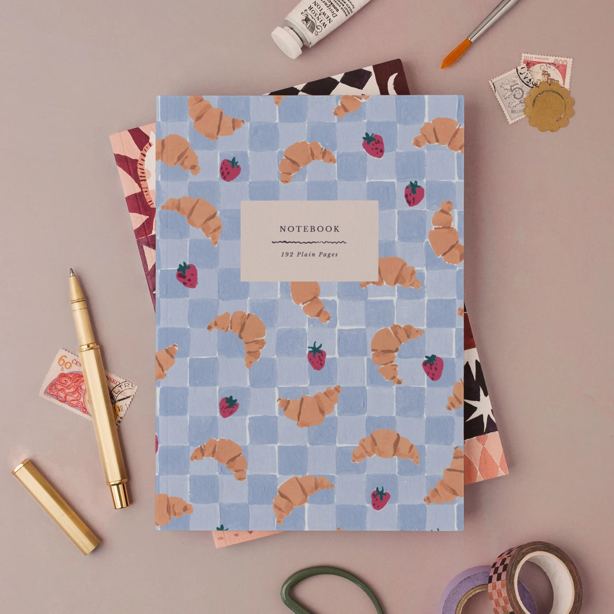 Carnet - Croissant café