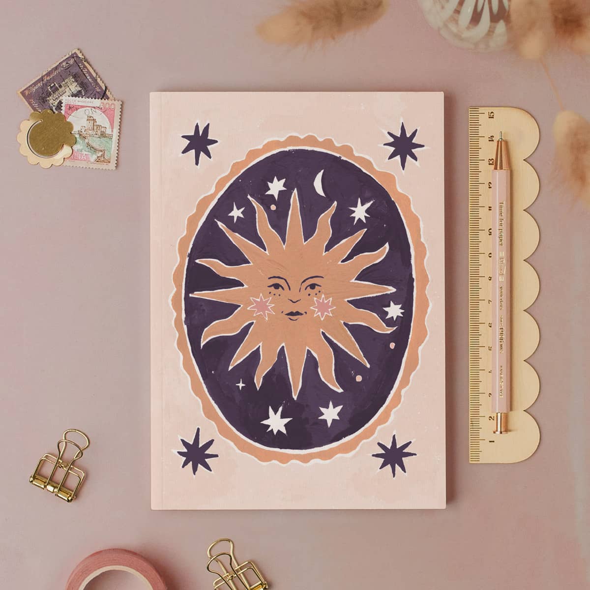 Carnet de poche - Smiling sun