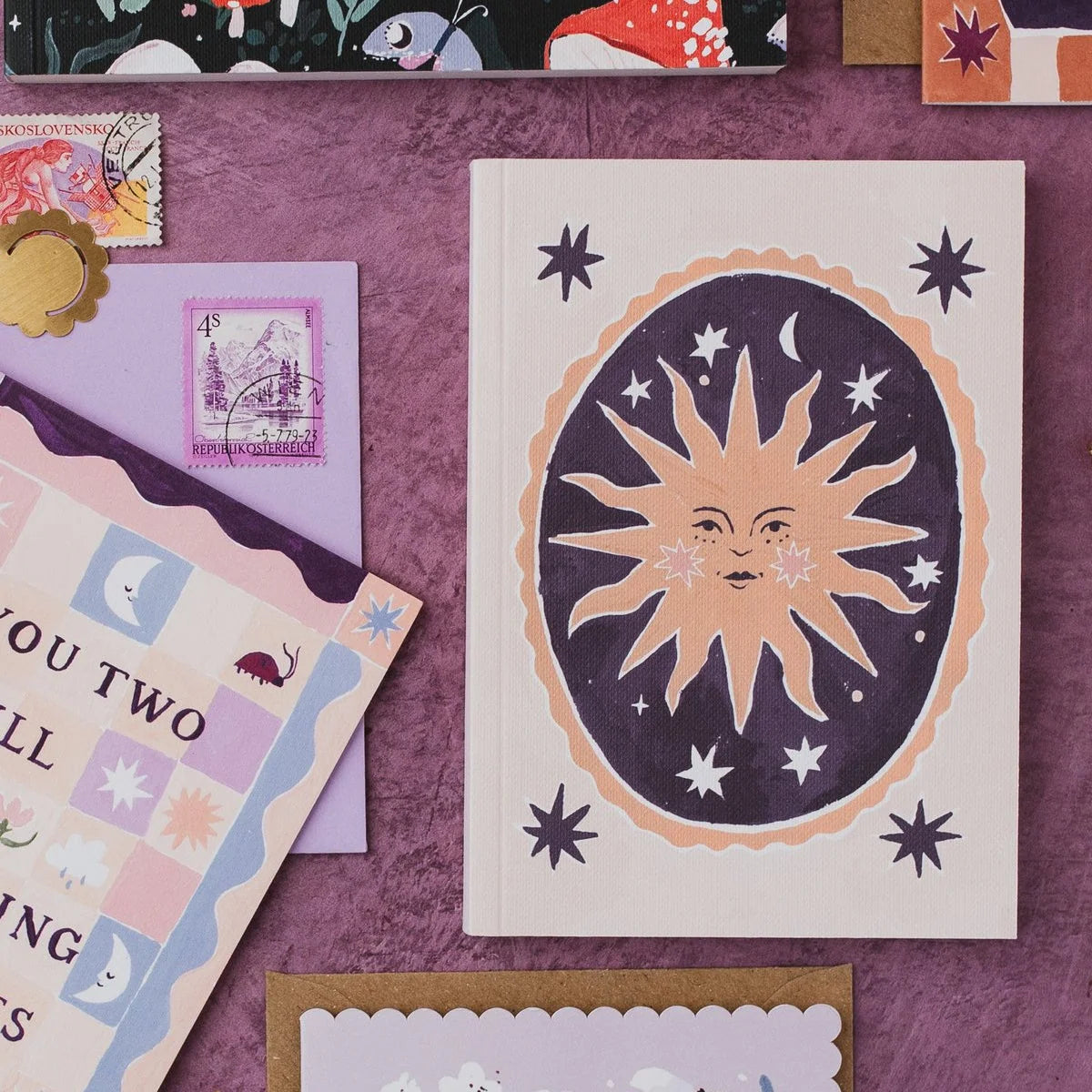 Carnet de poche - Smiling sun