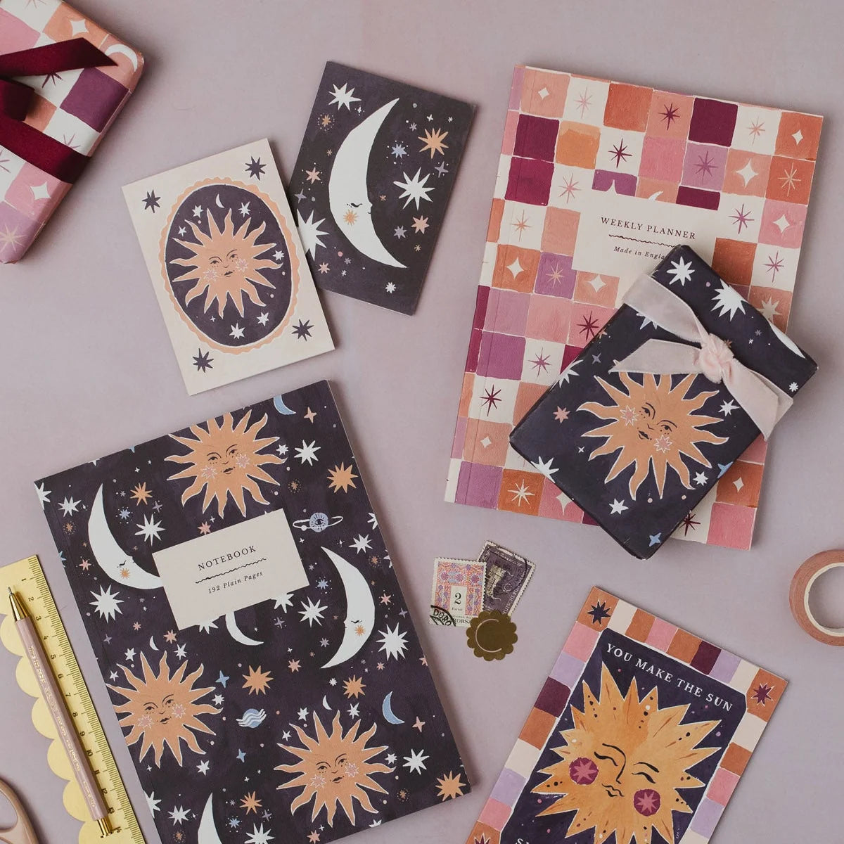 Carnet - Sun and moon