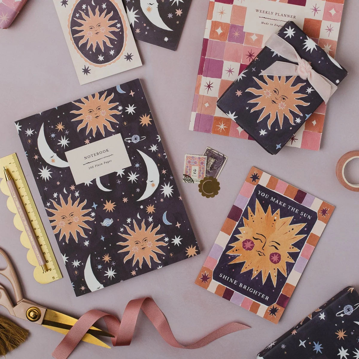 Carnet - Sun and moon