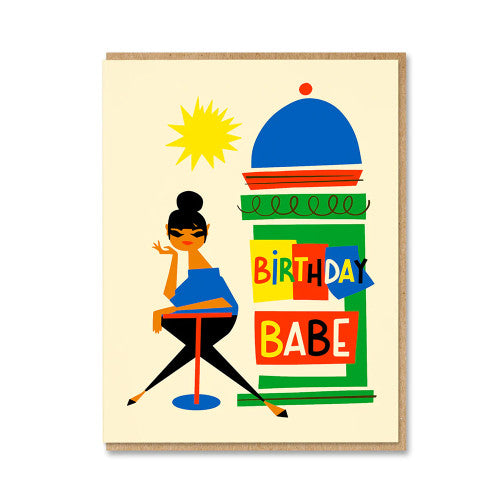 Carte - Birthday Babe - Flip & Lu