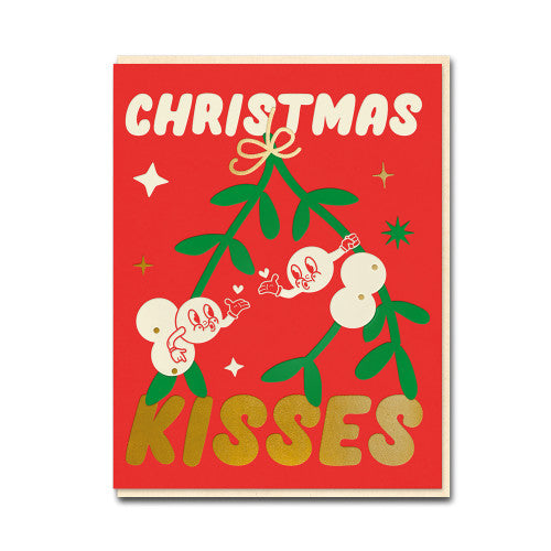 Carte de Noël - Mistletoe - The toonies