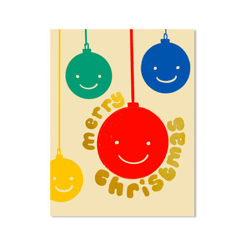 Carte simple - Merry christmas - Emma Cooter
