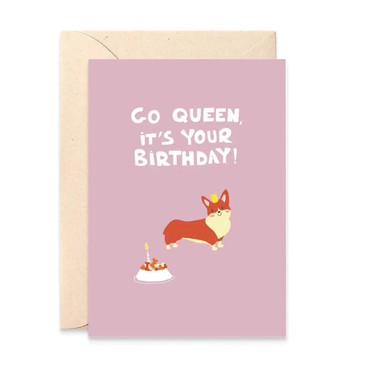 Carte Go queen it's your birthday — Beeb , Lyon