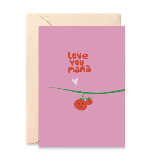 Carte Love you mama — Beeb , Lyon