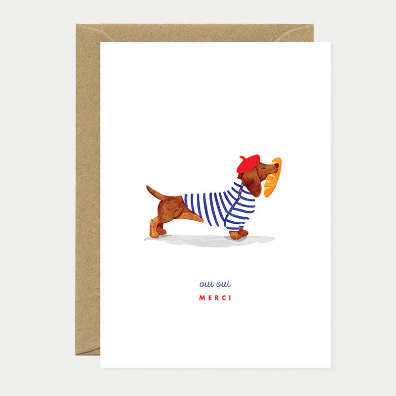 Carte Oui oui merci — All the ways to say , Lyon