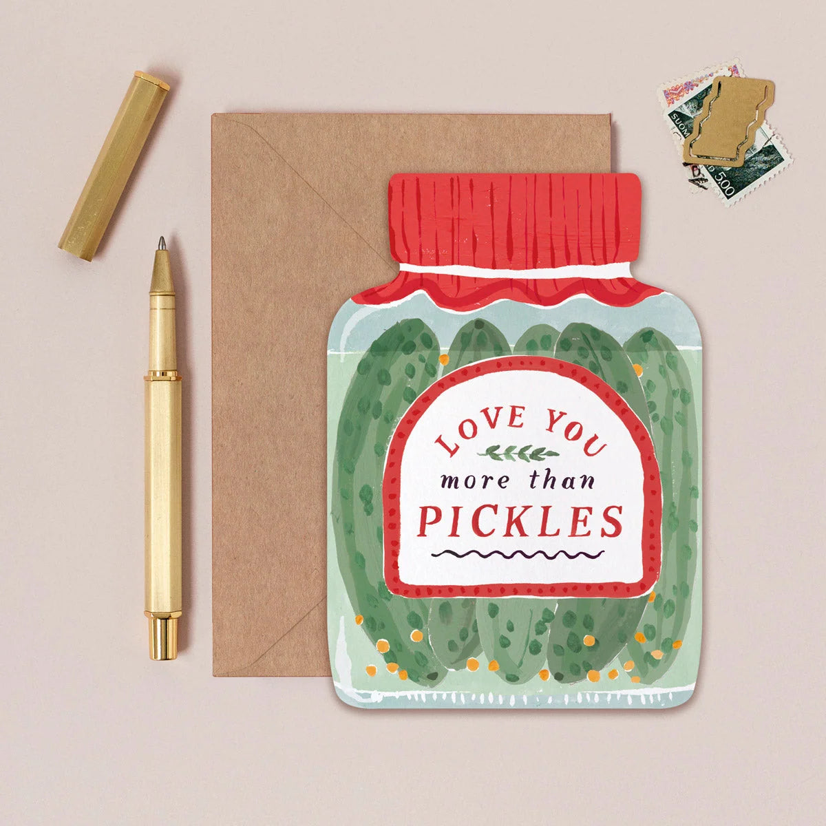 Carte - Love you more than pickles