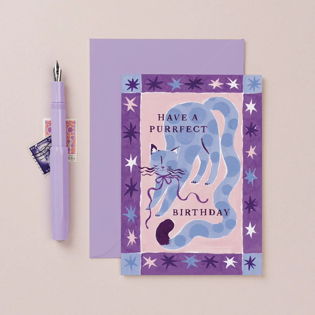 Carte - Cat purrfect birthday
