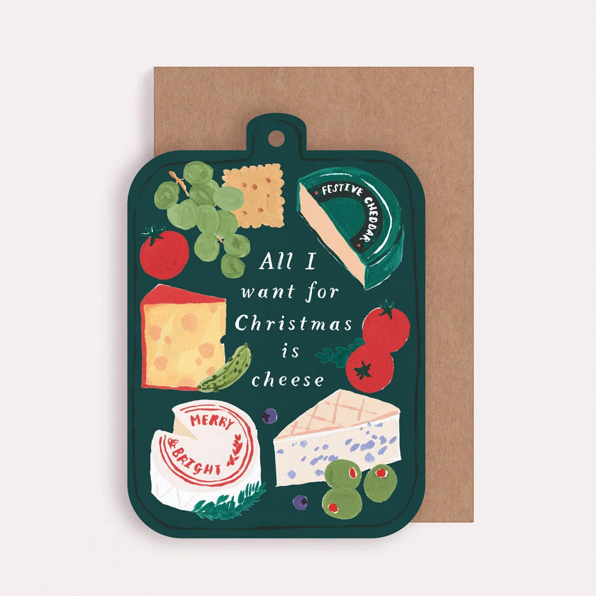 Carte - Cheeseboard christmas