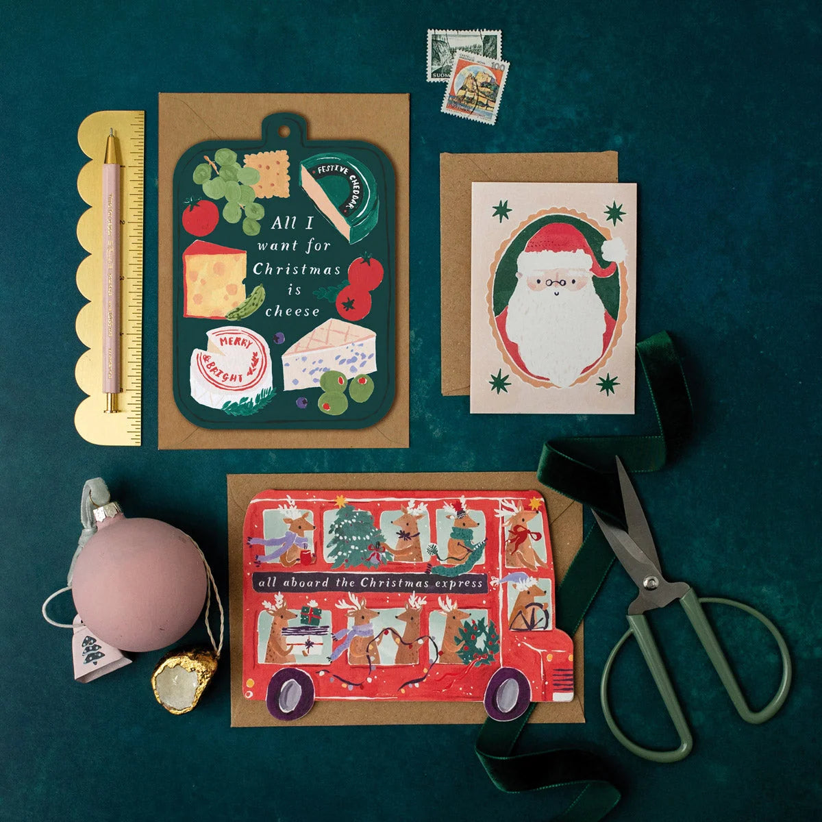 Carte - Cheeseboard christmas