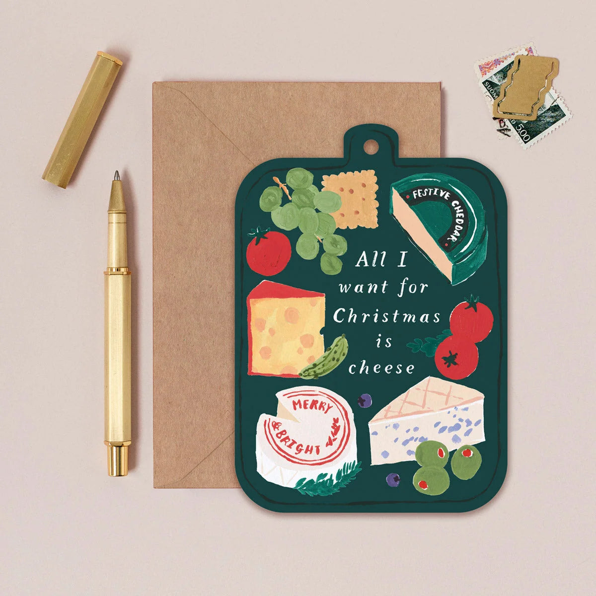 Carte - Cheeseboard christmas