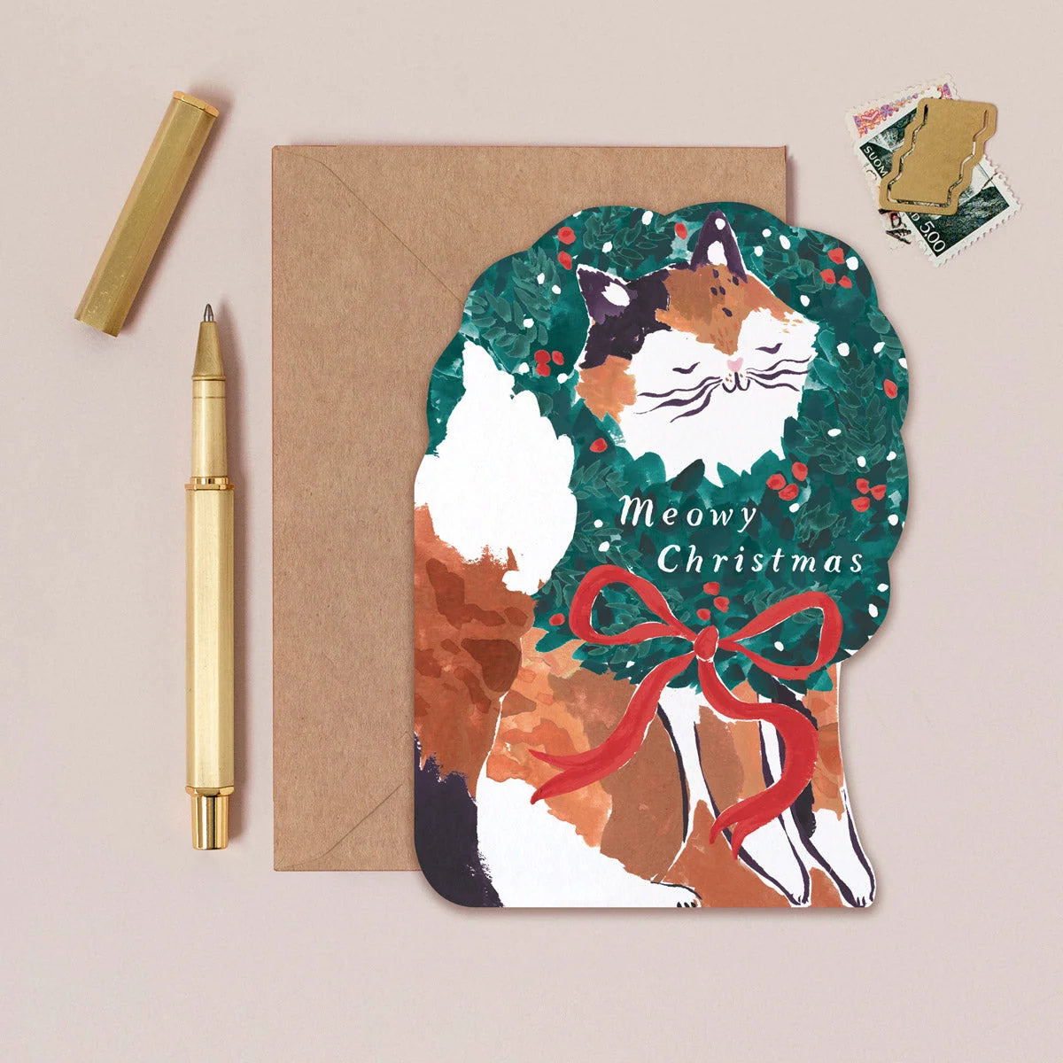 Carte - Meowy christmas