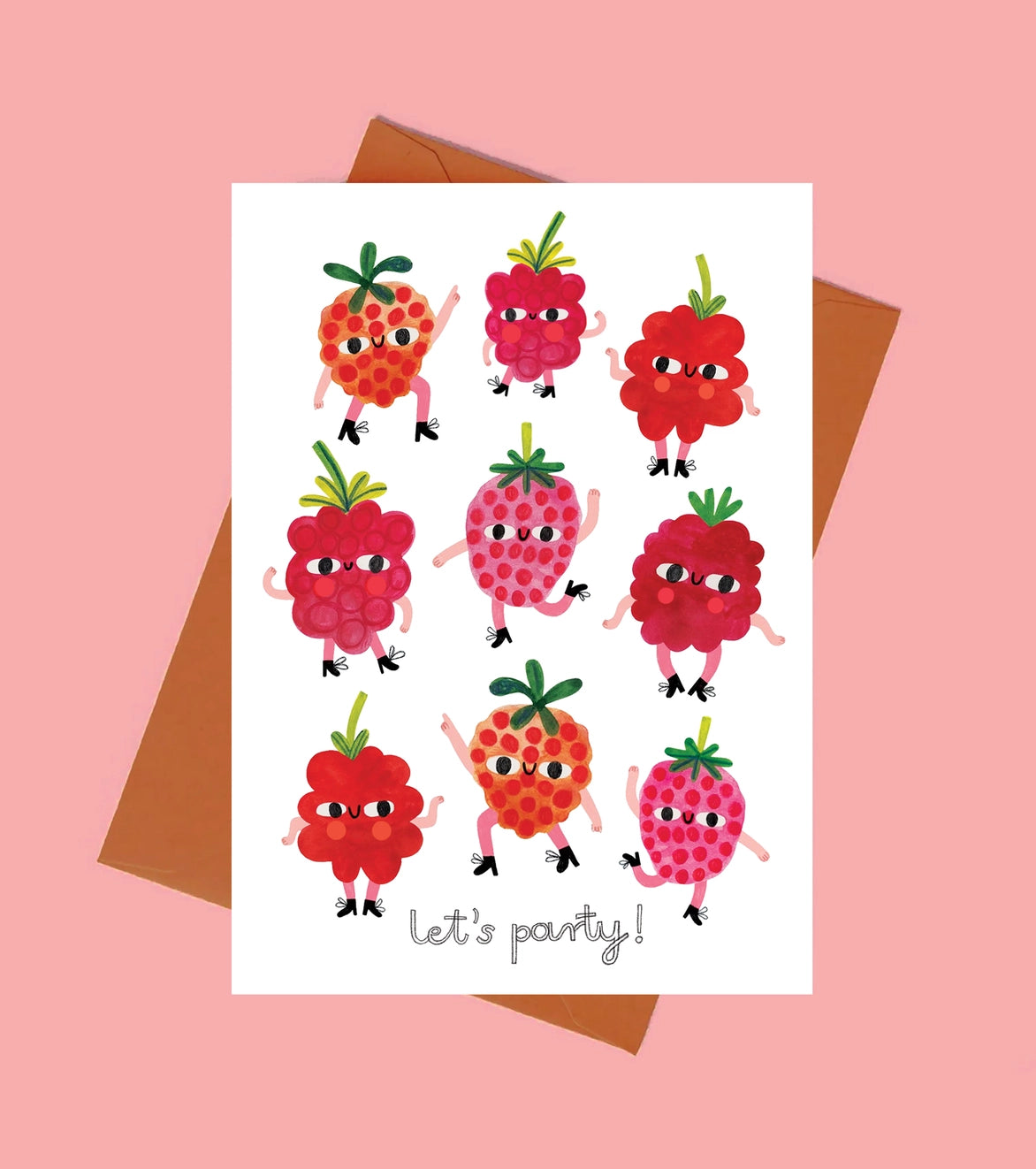 Carte Party raspberries