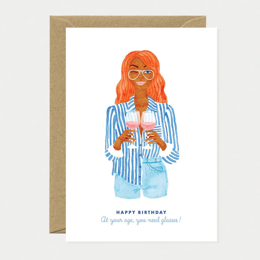 Carte Happy birthday You need glasses — All the ways to say , Lyon