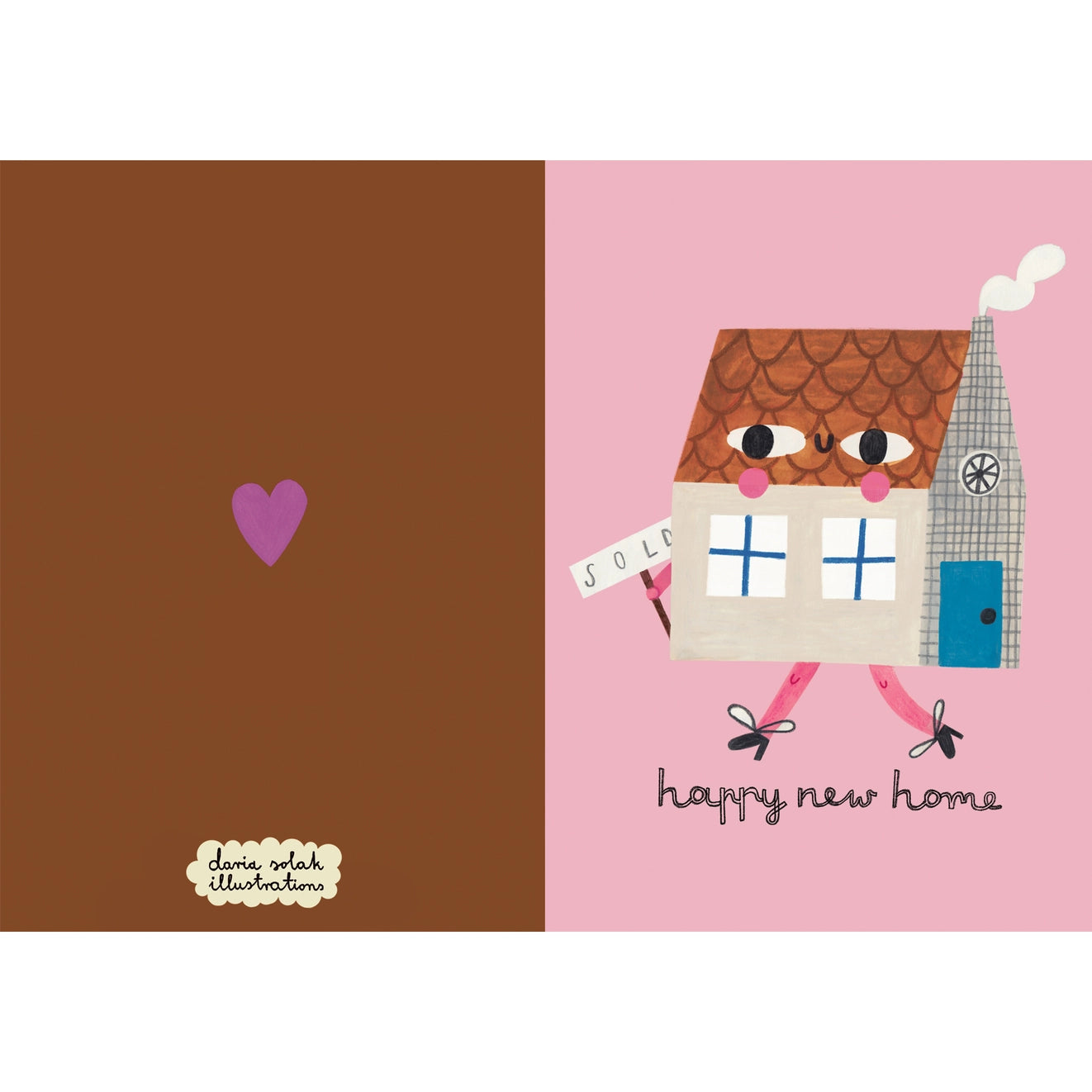 Carte Happy new home