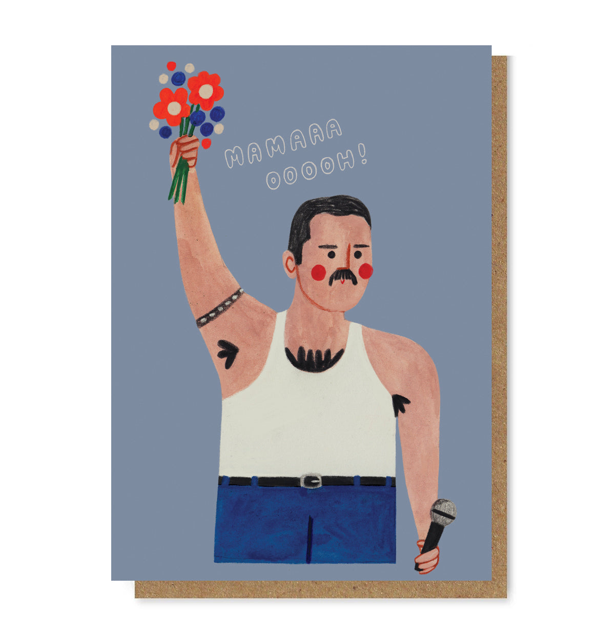 Carte Queen - Freddie Mercury