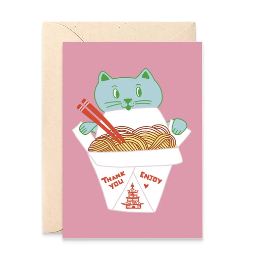Carte Thank You enjoy chat
