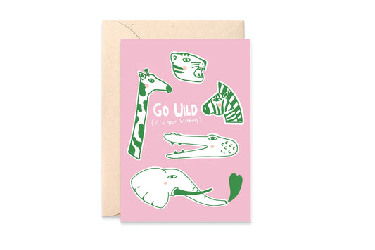 Carte Wild birthday
