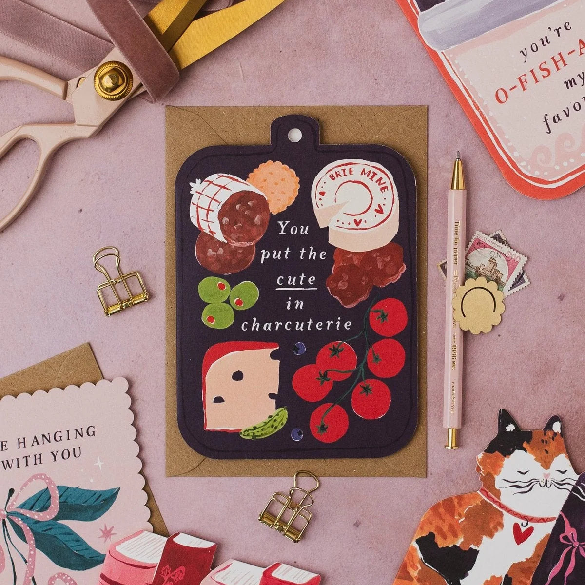 Carte - Cute in charcuterie board