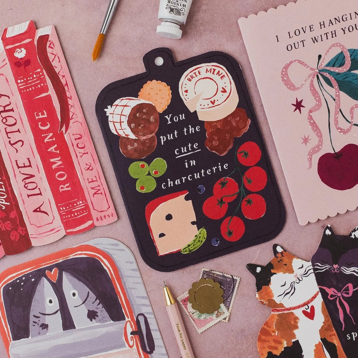 Carte - Cute in charcuterie board