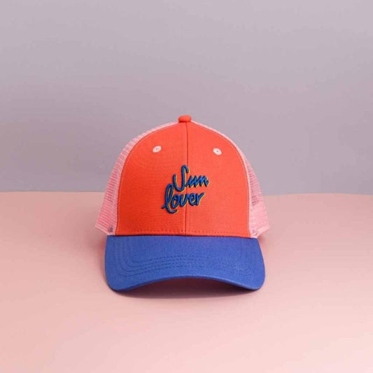 Casquette Sun lover rose - Adulte