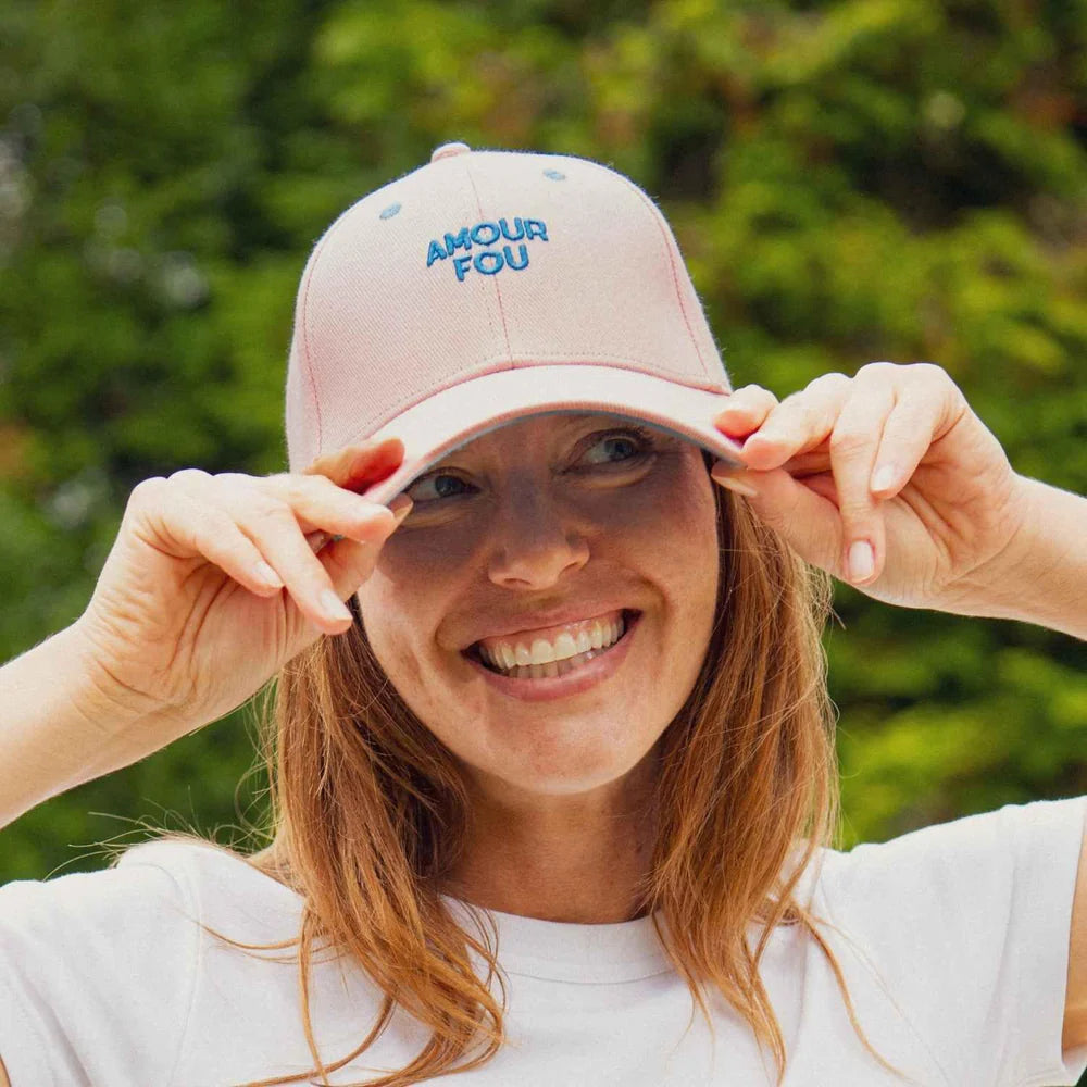 Casquette Amour fou rose - Adulte