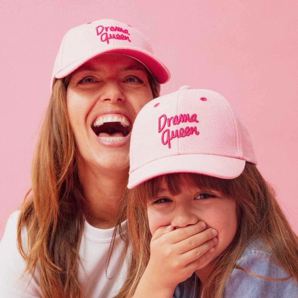 Casquette Drama queen denim rose - Adulte