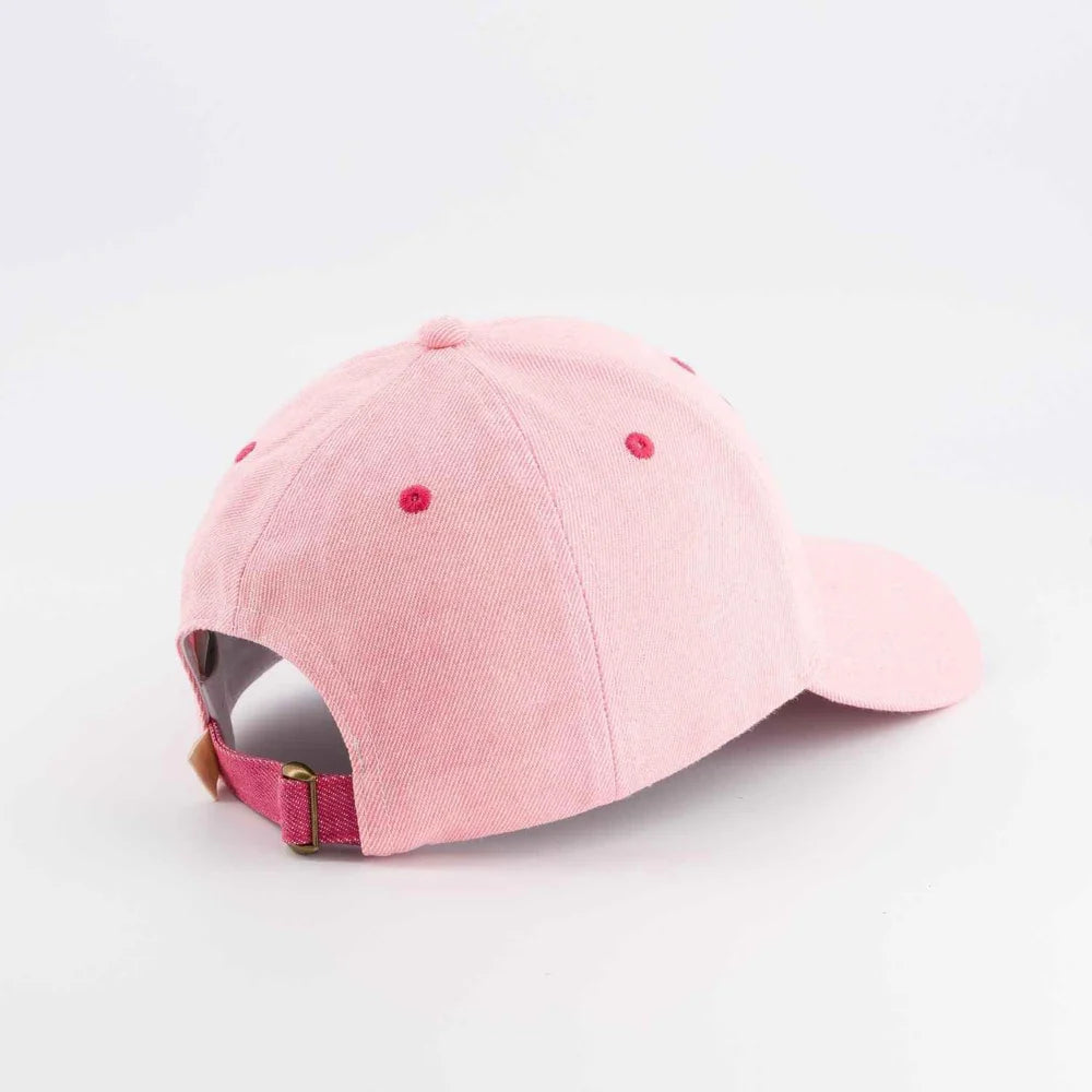 Casquette Drama queen denim rose - Adulte