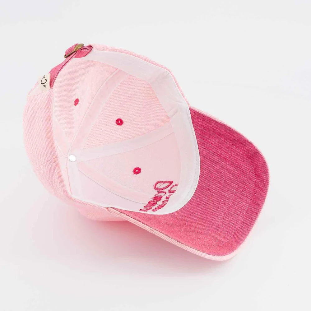 Casquette Drama queen denim rose - Adulte