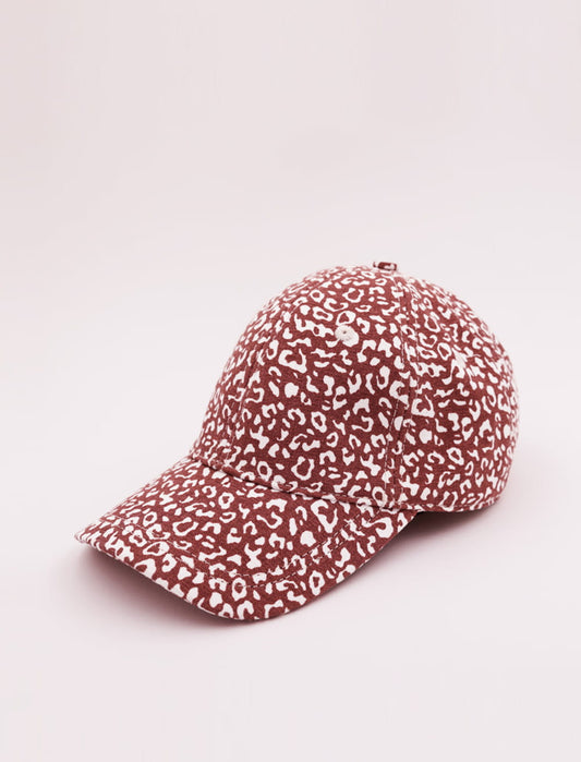Casquette Nica - Léopard terracotta