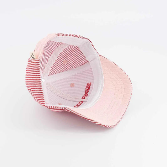 Casquette Marinière super cool rouge - 3/6 ans